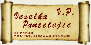 Veselka Pantelejić vizit kartica
